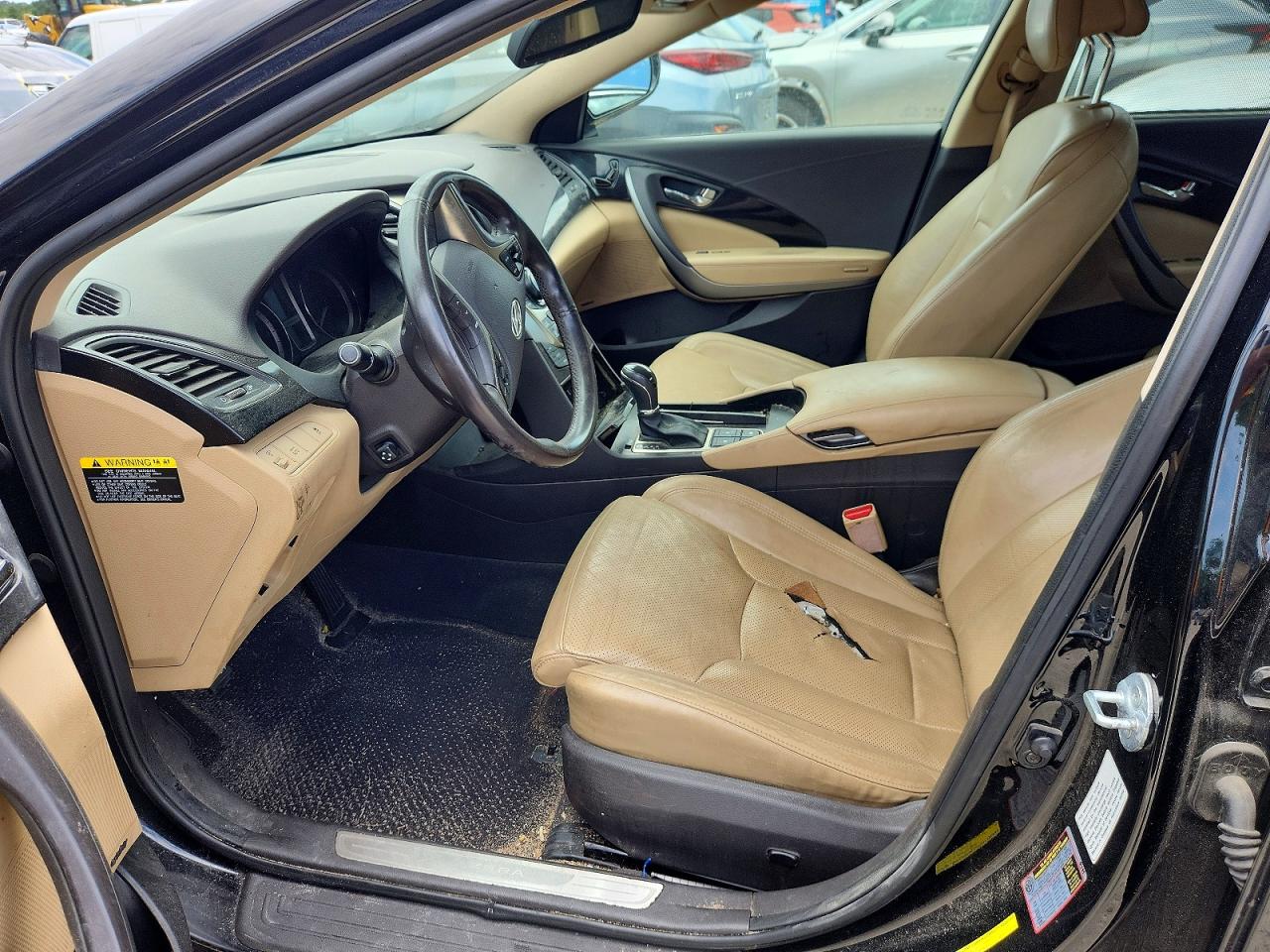 2013 Hyundai Azera Base Black vin: KMHFH4JG3DA320804