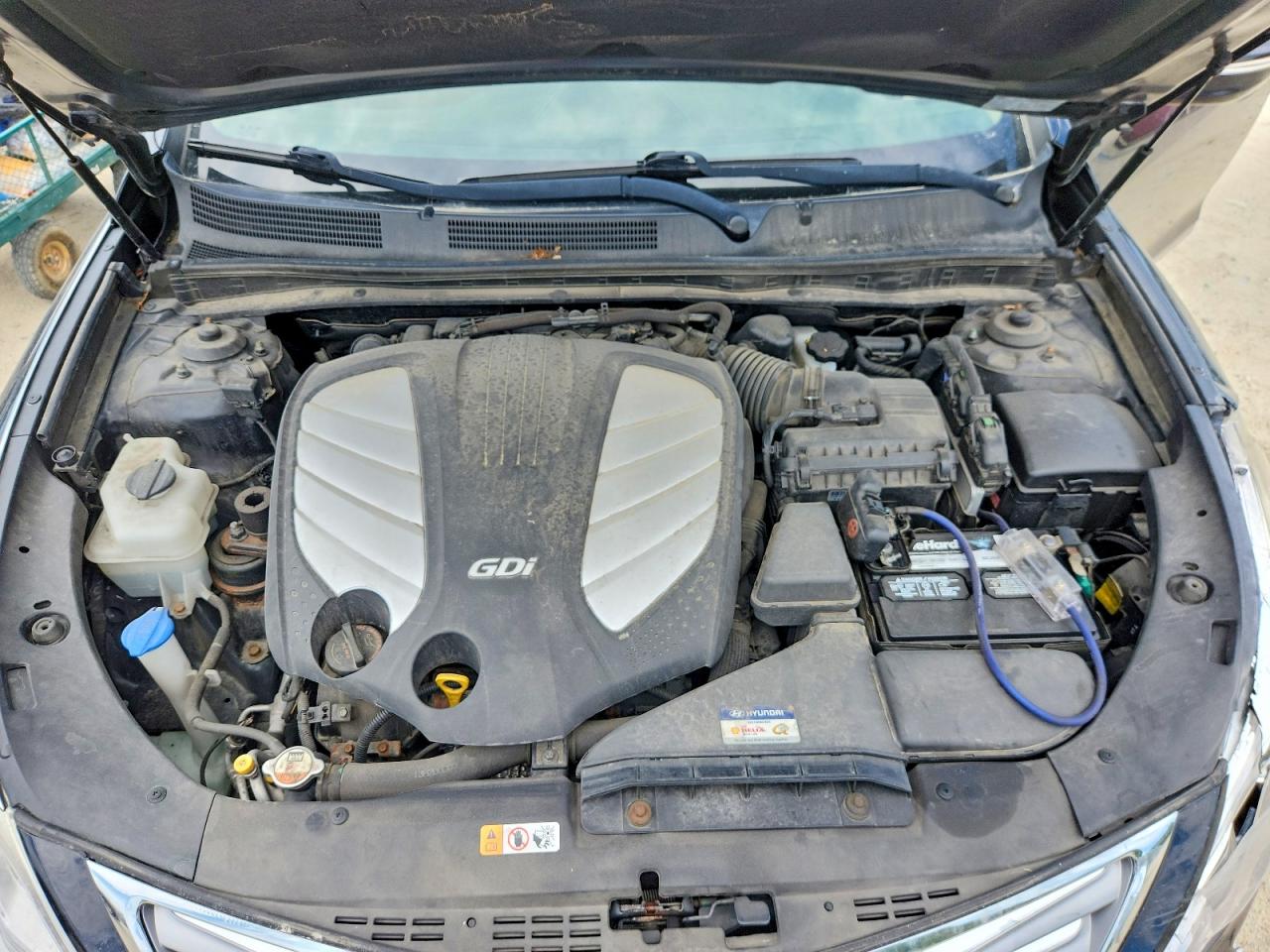 2013 Hyundai Azera Base Black vin: KMHFH4JG3DA320804
