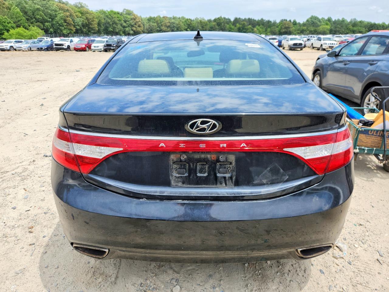 2013 Hyundai Azera Base Black vin: KMHFH4JG3DA320804