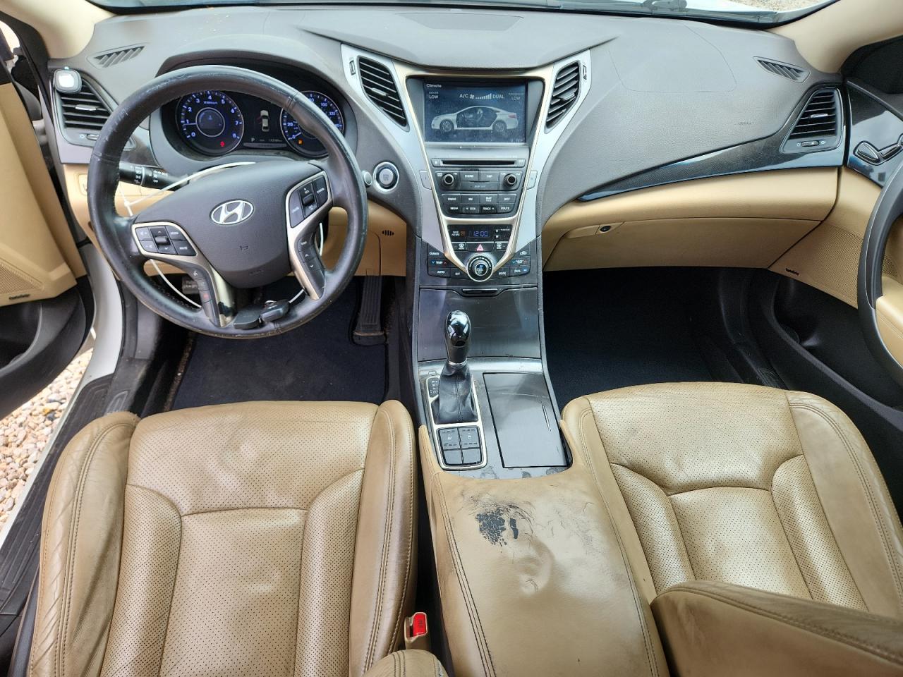 2014 Hyundai Azera Limited White vin: KMHFH4JG3EA370331