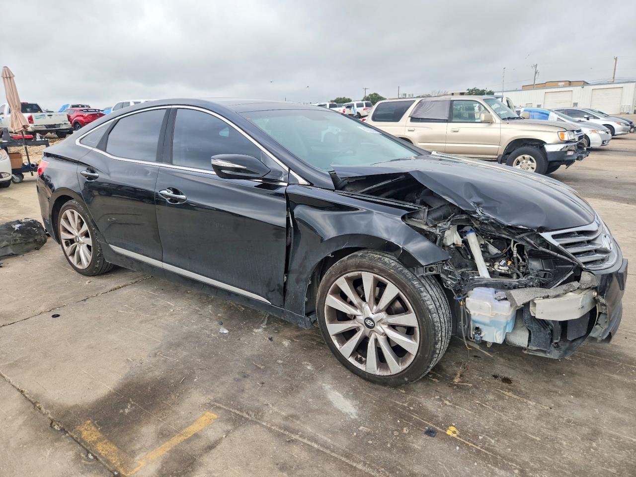 2014 Hyundai Azera Limited Black vin: KMHFH4JG3EA388344