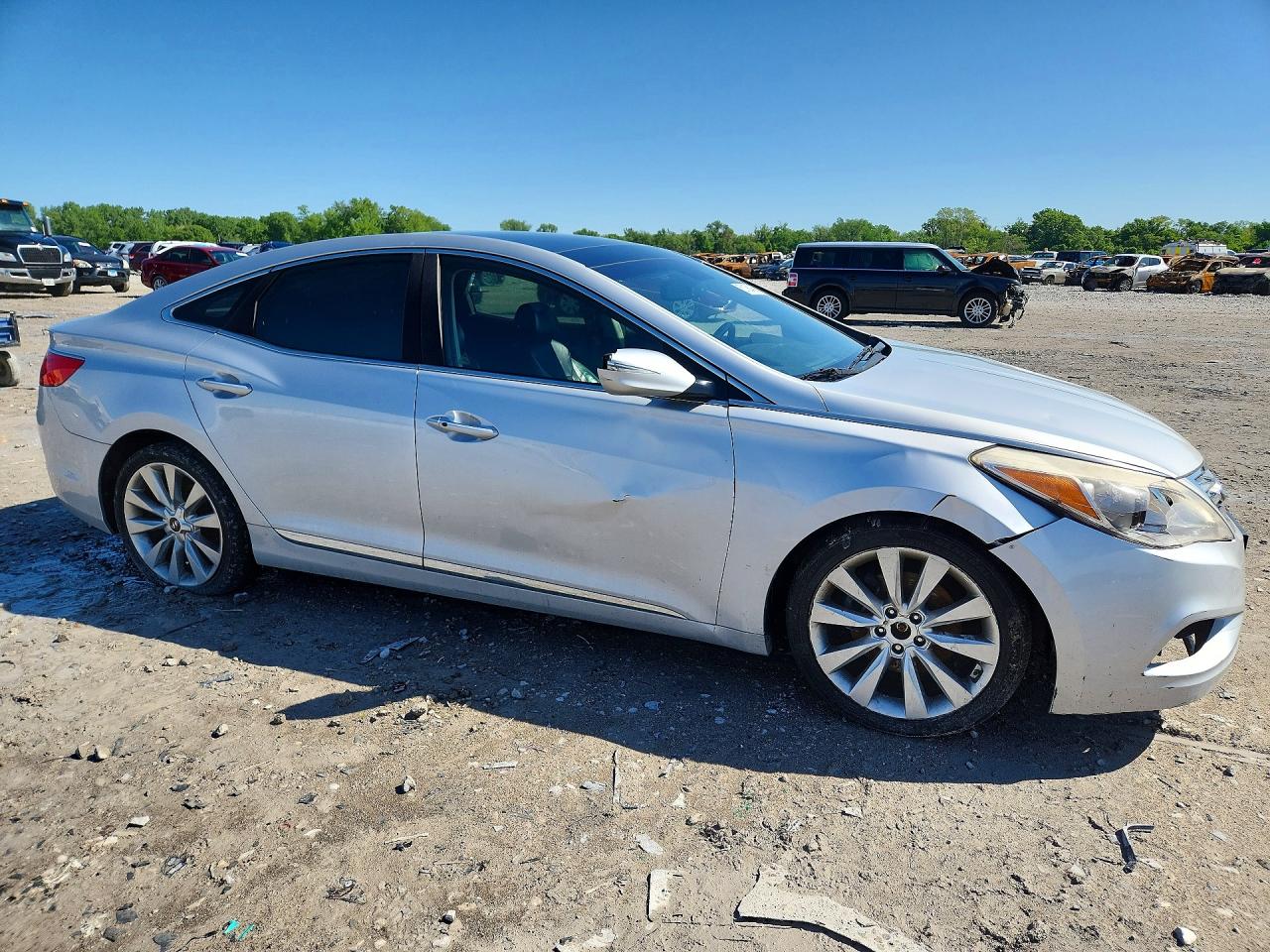 2014 Hyundai Azera Limited Silver vin: KMHFH4JG3EA423948