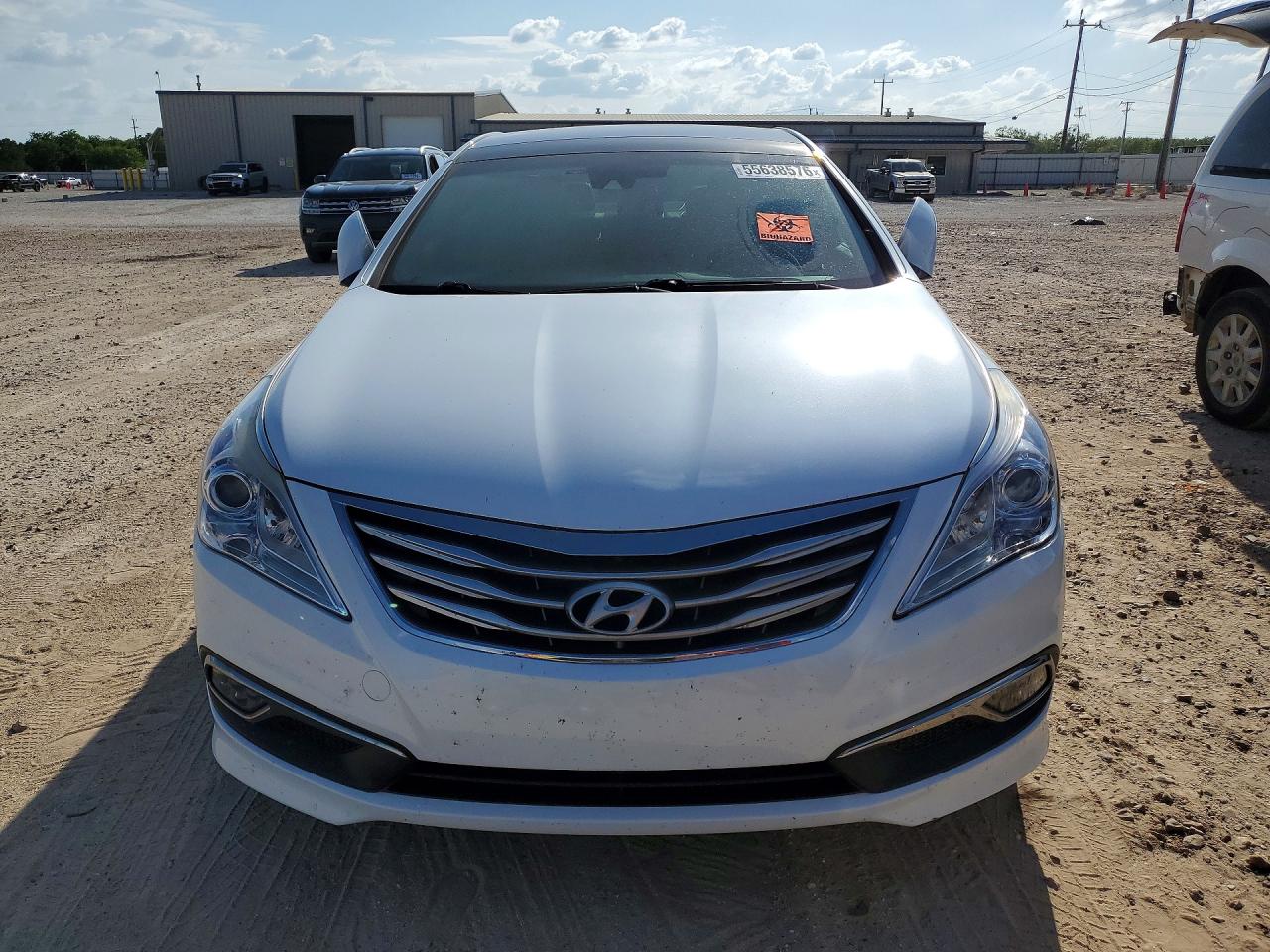 2015 Hyundai Azera Limited White vin: KMHFH4JG3FA474660