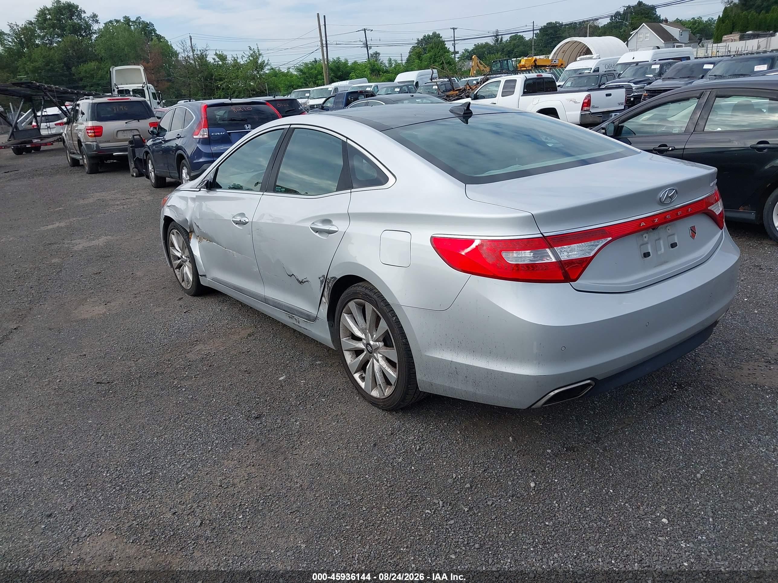 2015 Hyundai Azera Limited Silver vin: KMHFH4JG3FA487926