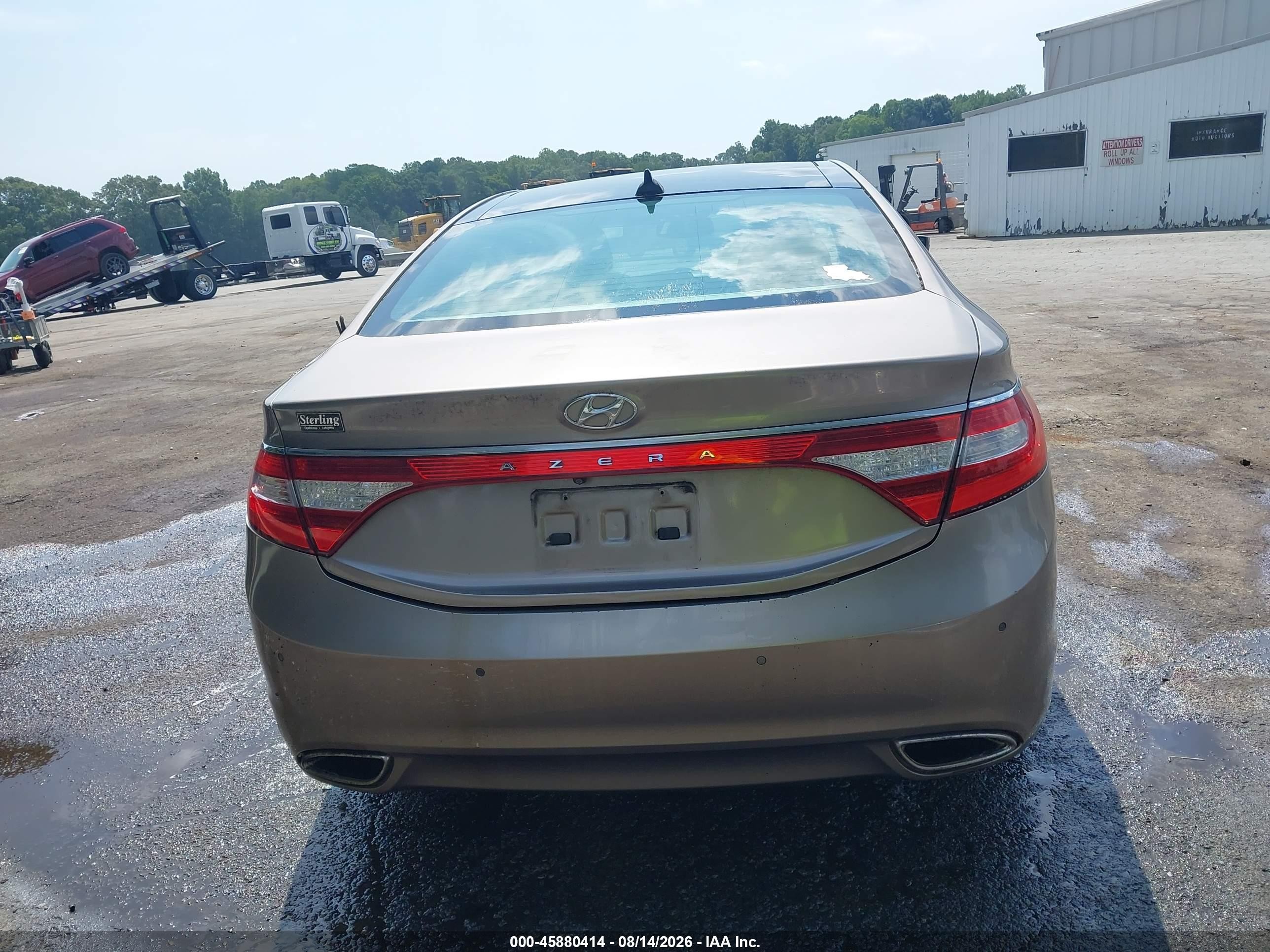 2013 Hyundai Azera   Brown vin: KMHFH4JG4DA257292