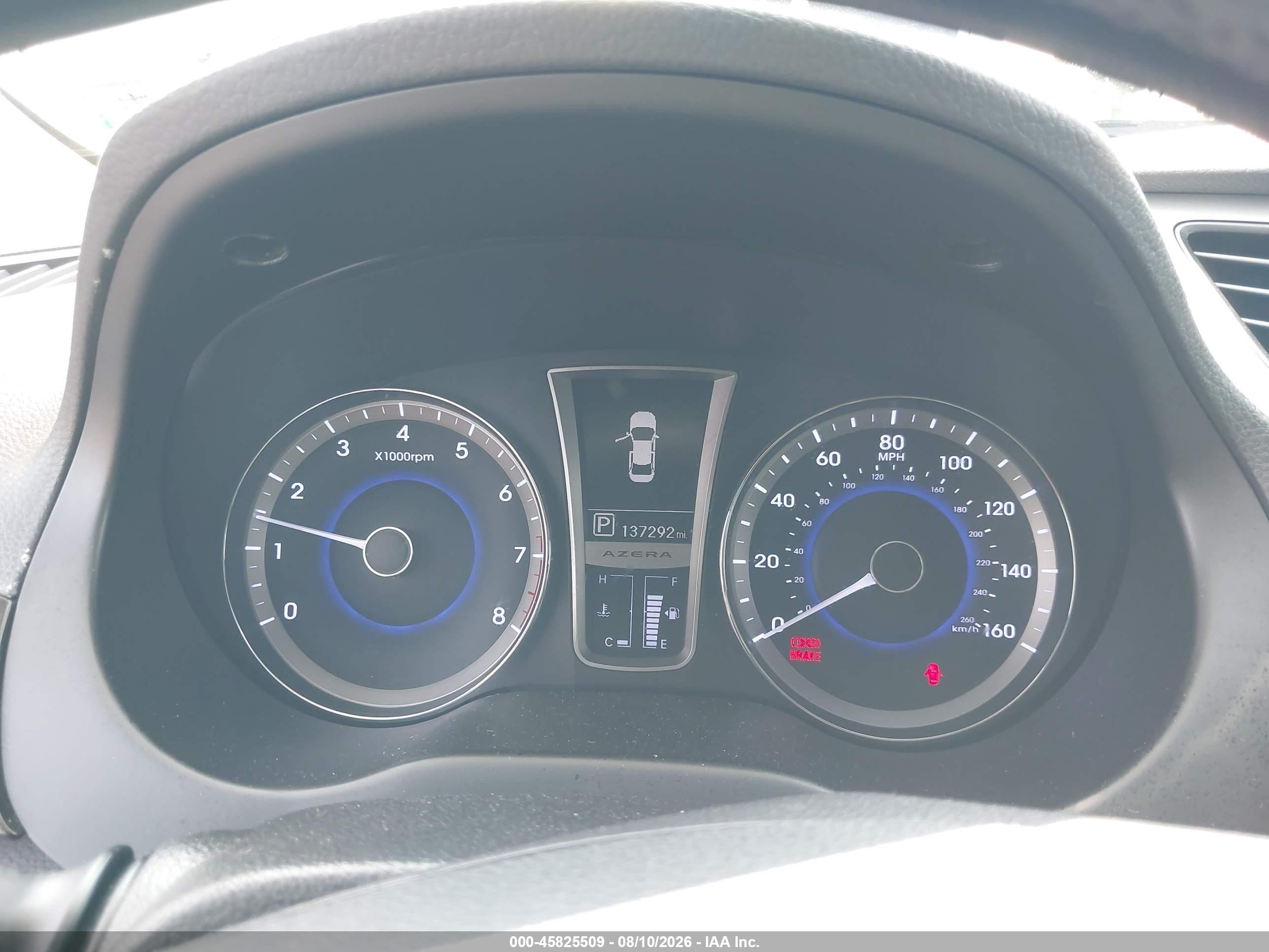 2013 Hyundai Azera   Silver vin: KMHFH4JG4DA263951
