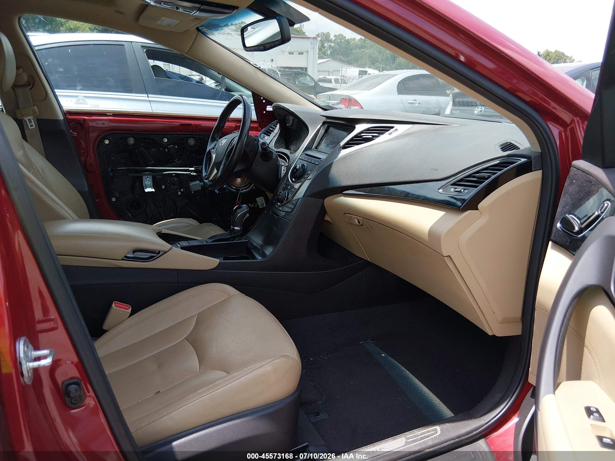 2013 Hyundai Azera   Maroon vin: KMHFH4JG4DA299302