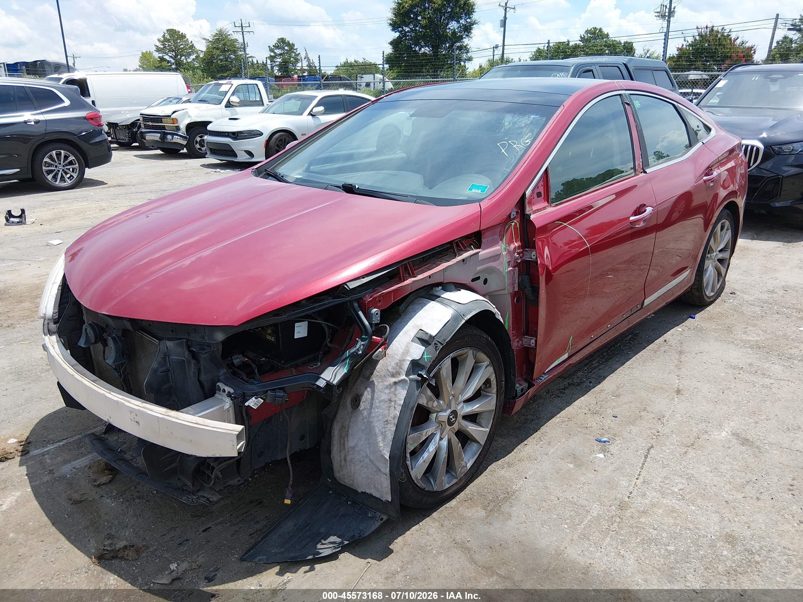 2013 Hyundai Azera   Maroon vin: KMHFH4JG4DA299302