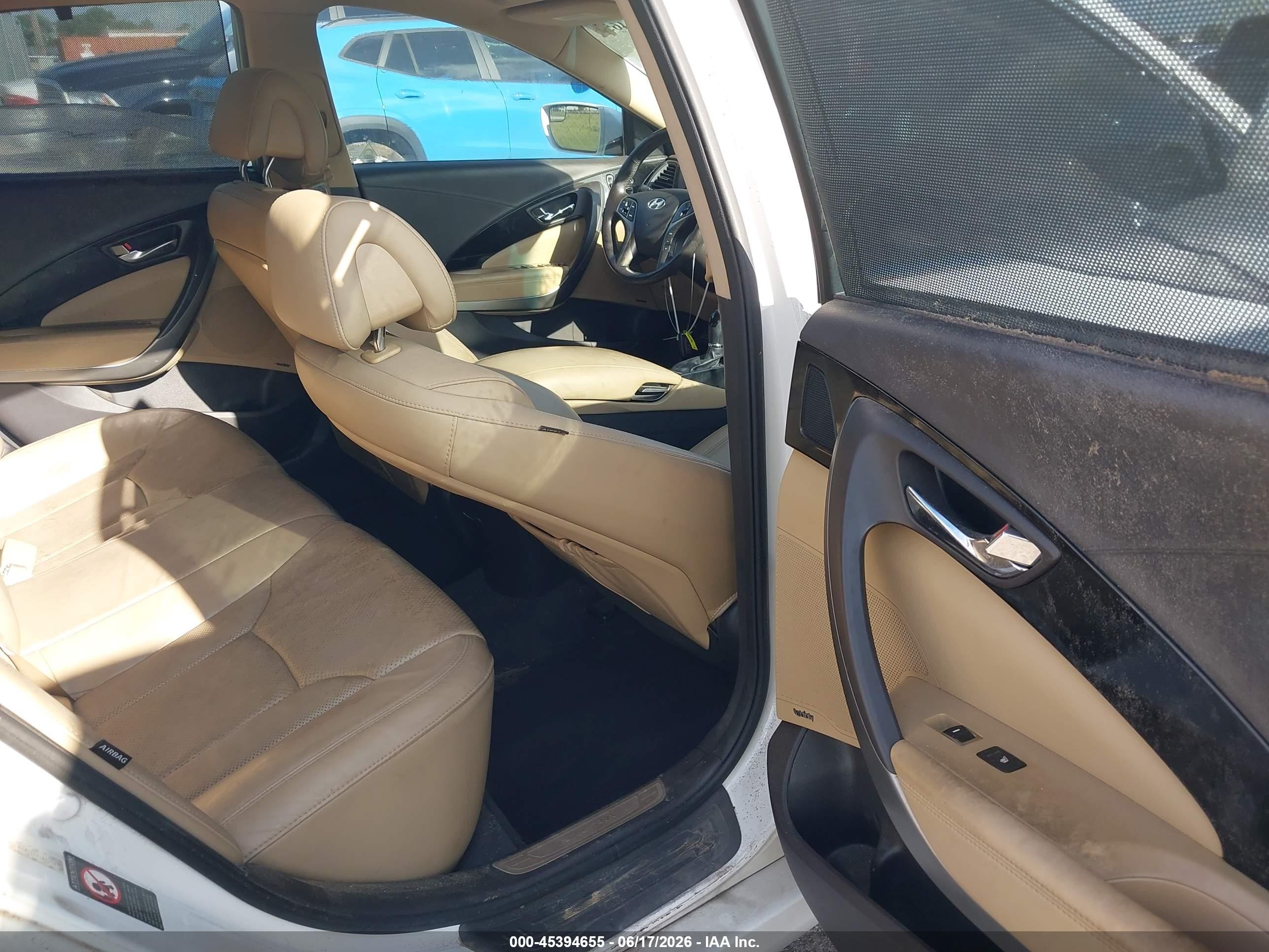 2014 Hyundai Azera Limited White vin: KMHFH4JG4EA388076
