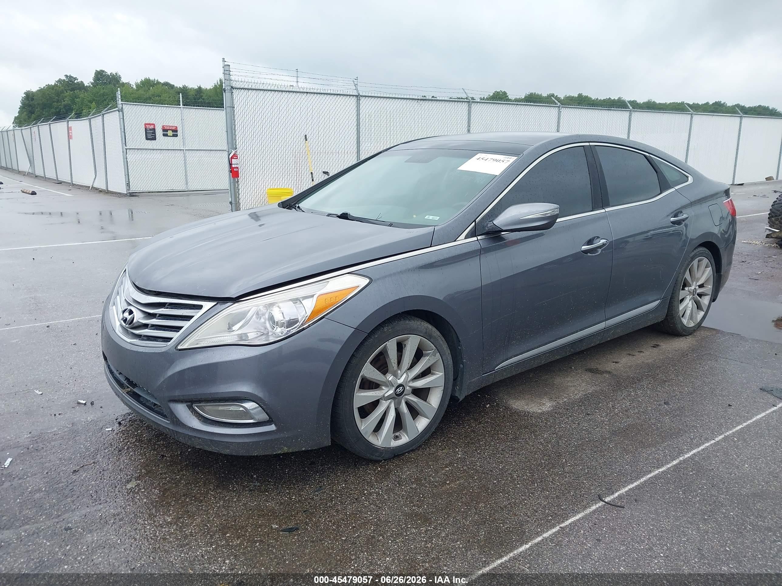 2013 Hyundai Azera   Gray vin: KMHFH4JG5DA204908
