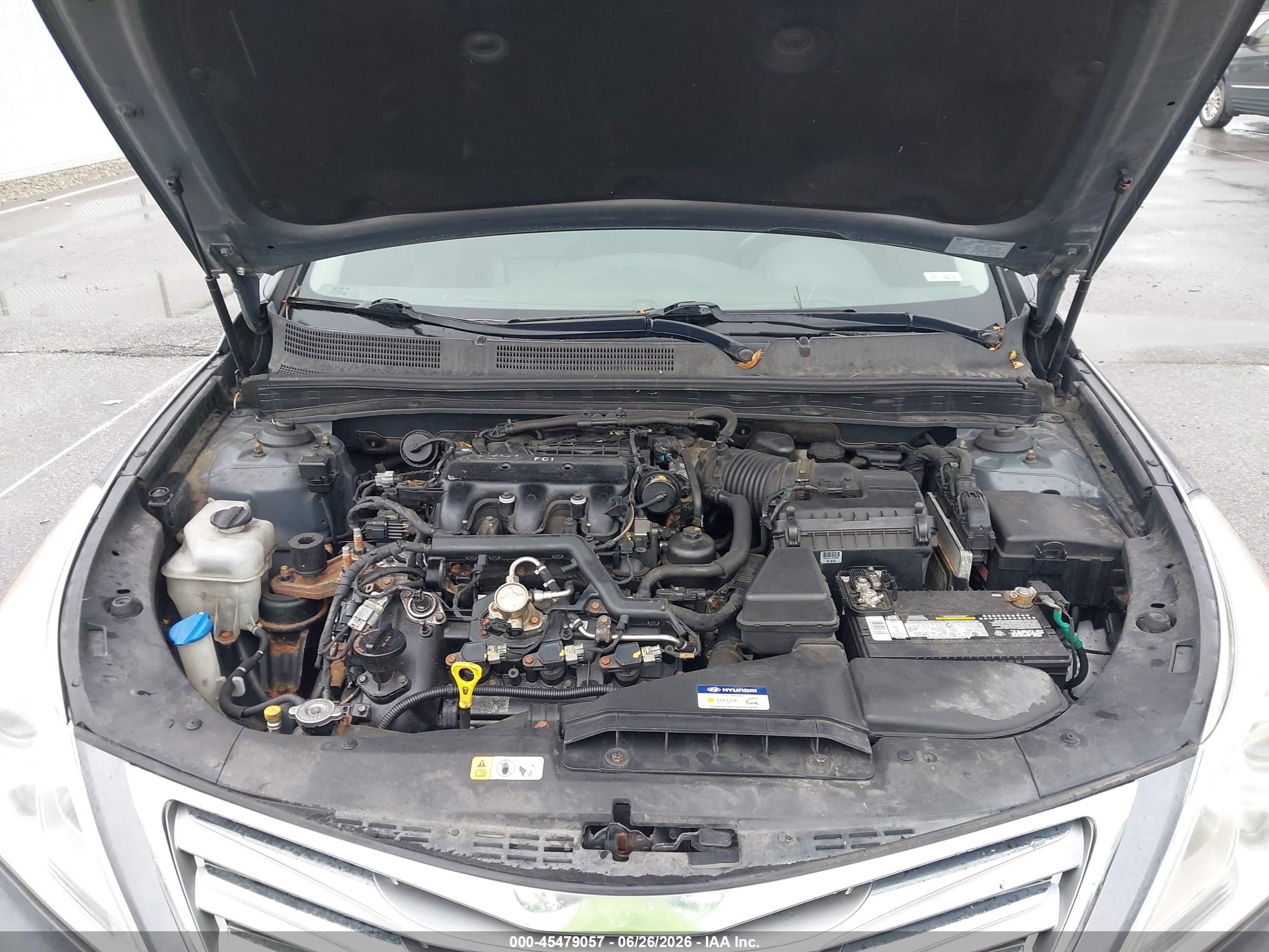 2013 Hyundai Azera   Gray vin: KMHFH4JG5DA204908