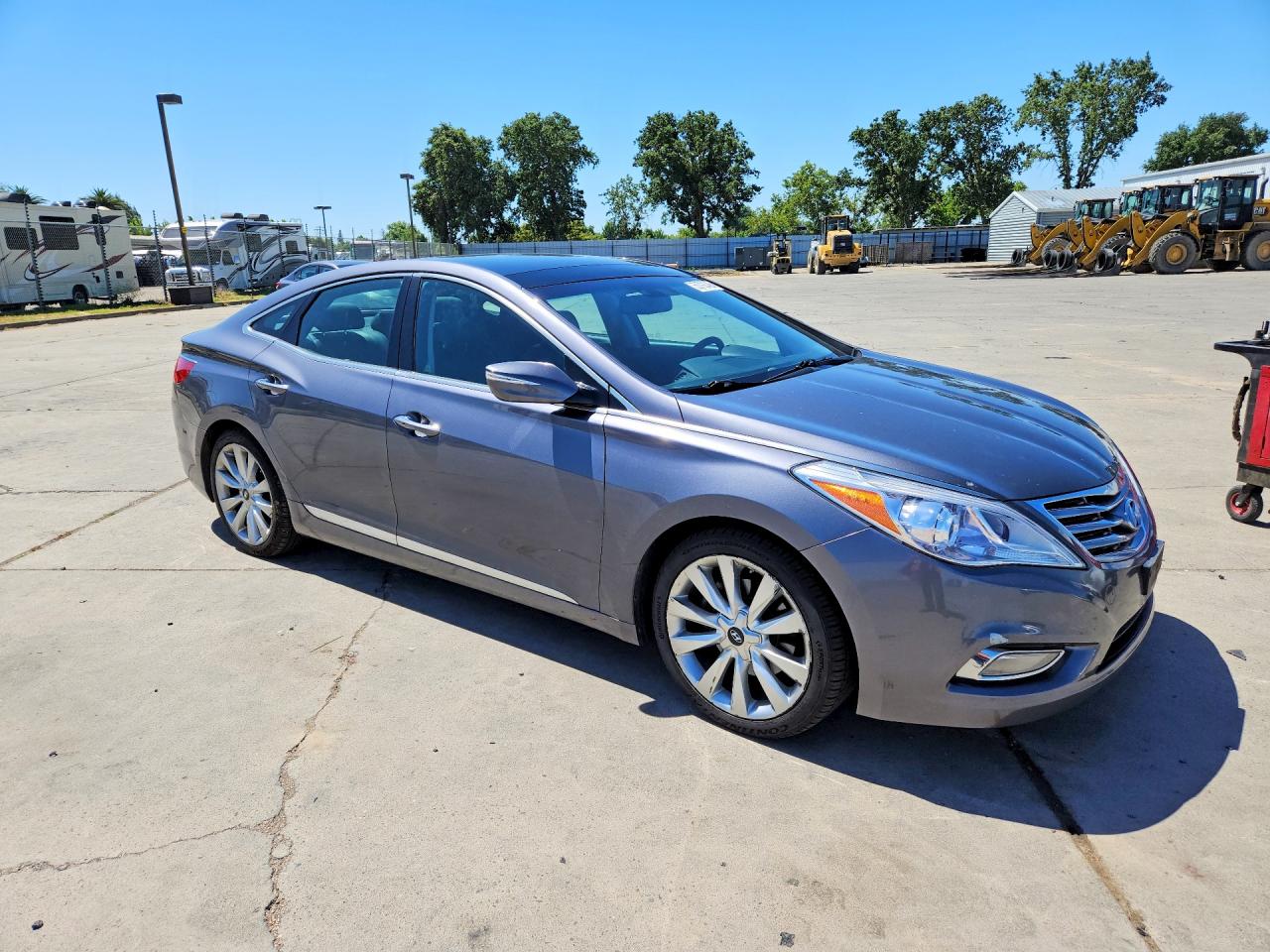 2013 Hyundai Azera Gray vin: KMHFH4JG5DA254790