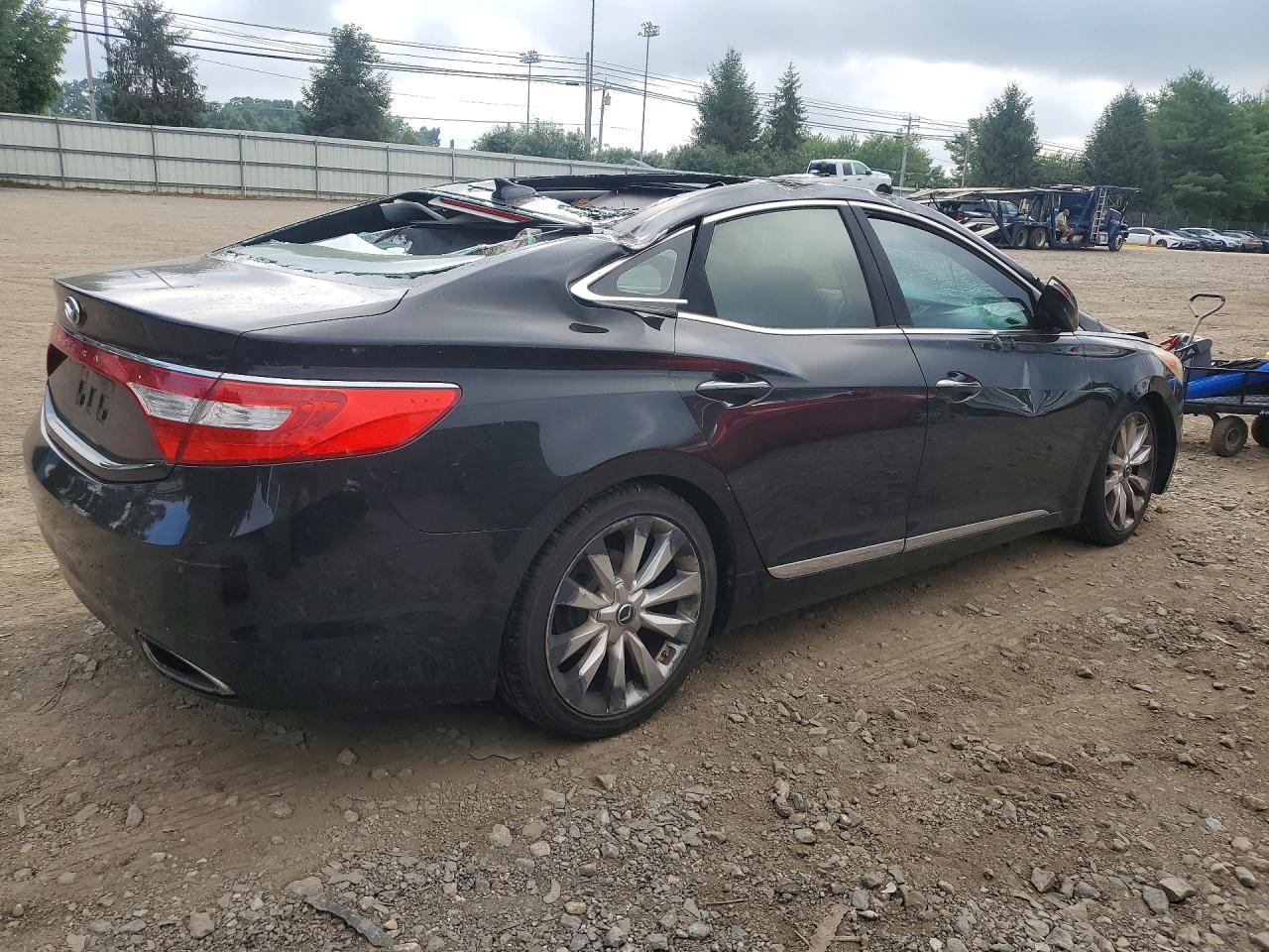 2013 Hyun Azera Black vin: KMHFH4JG6DA268908