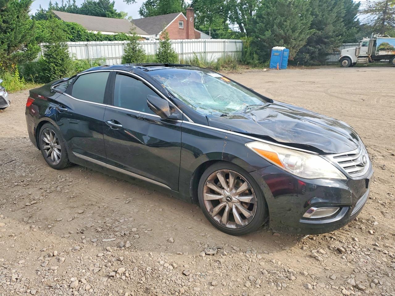 2013 Hyun Azera Black vin: KMHFH4JG6DA268908
