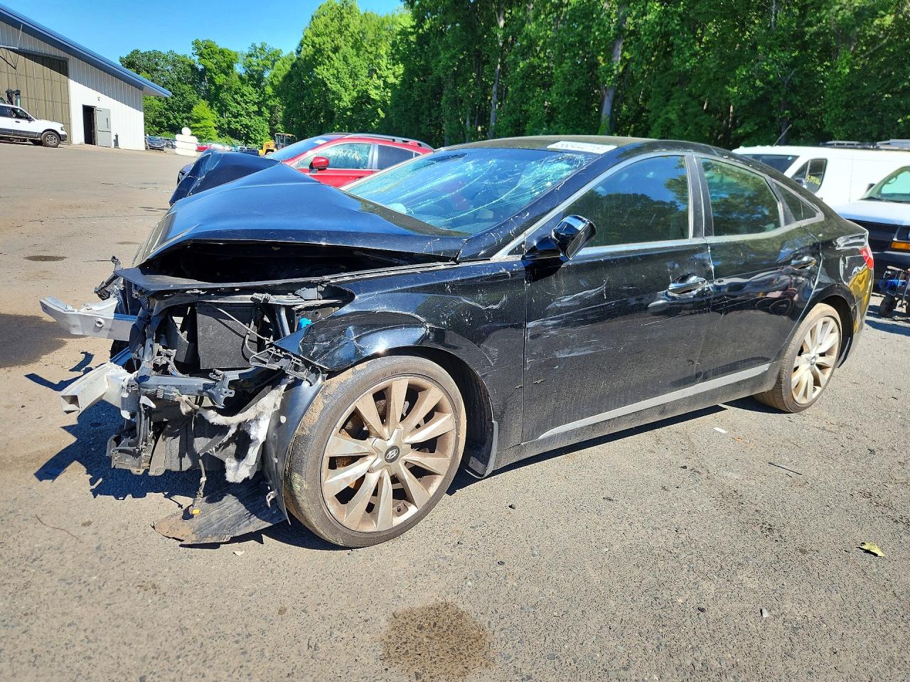 2014 Hyundai Azera Limited Black vin: KMHFH4JG6EA409820