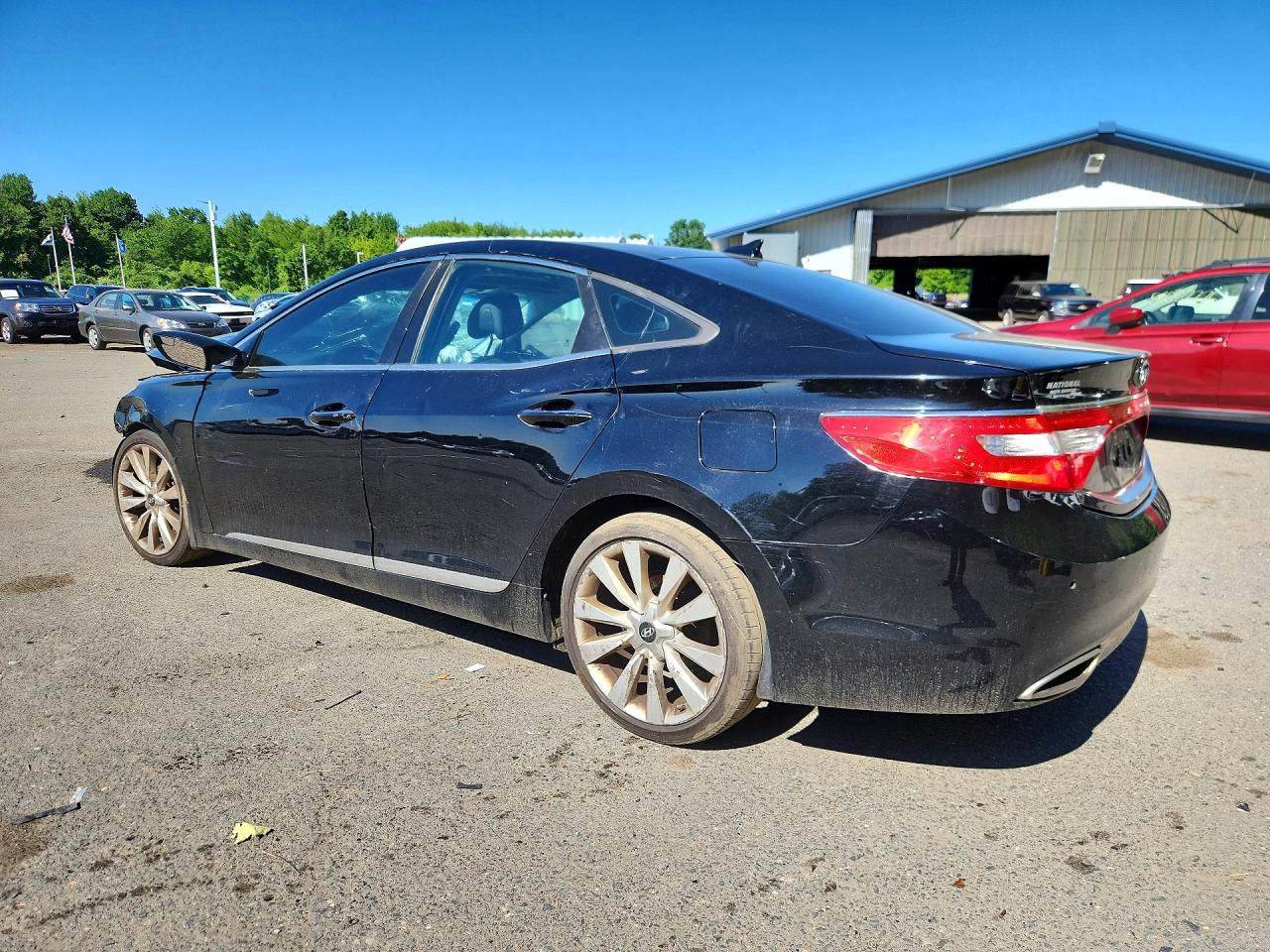 2014 Hyundai Azera Limited Black vin: KMHFH4JG6EA409820