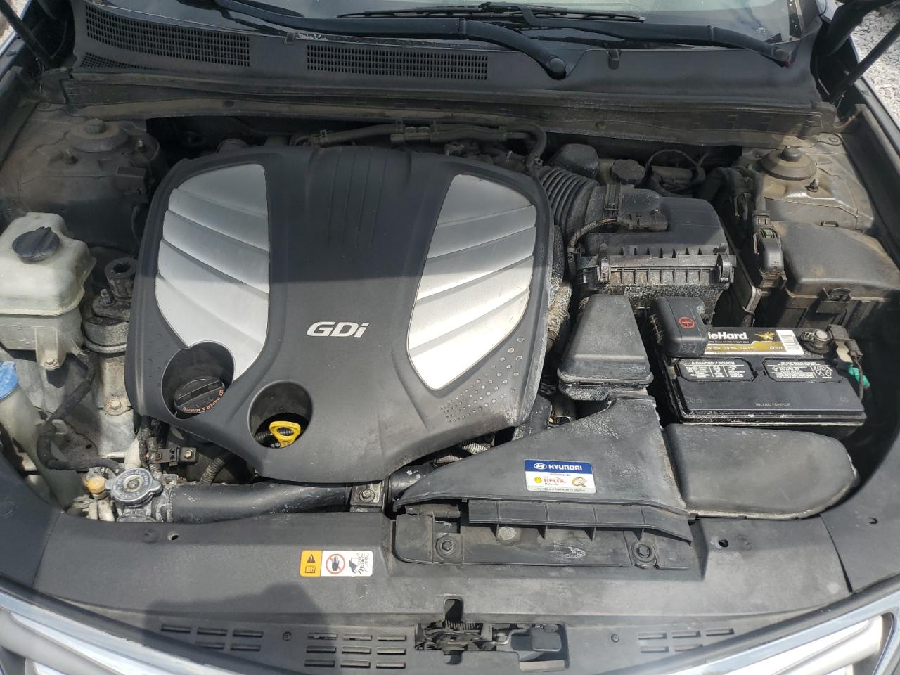 2012 Hyundai Azera Gls Gray vin: KMHFH4JG7CA014039