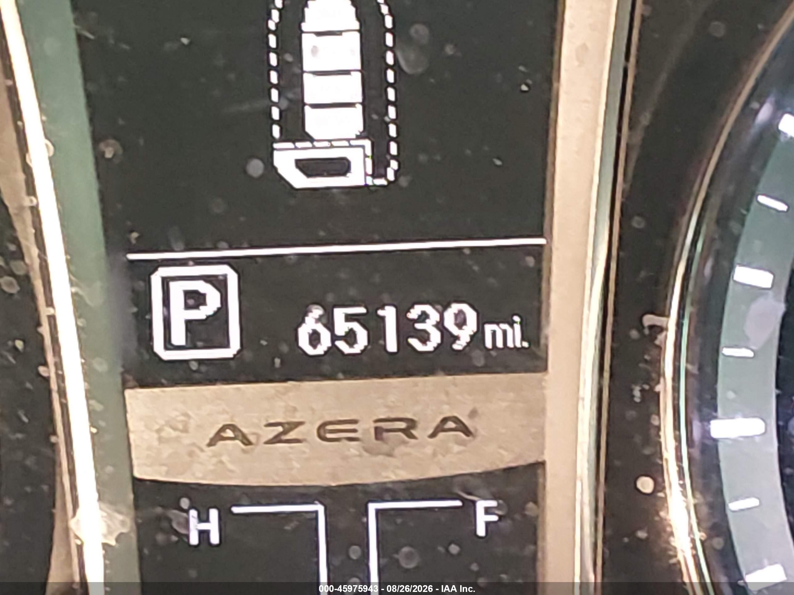 2012 Hyundai Azera   Gray vin: KMHFH4JG7CA158836