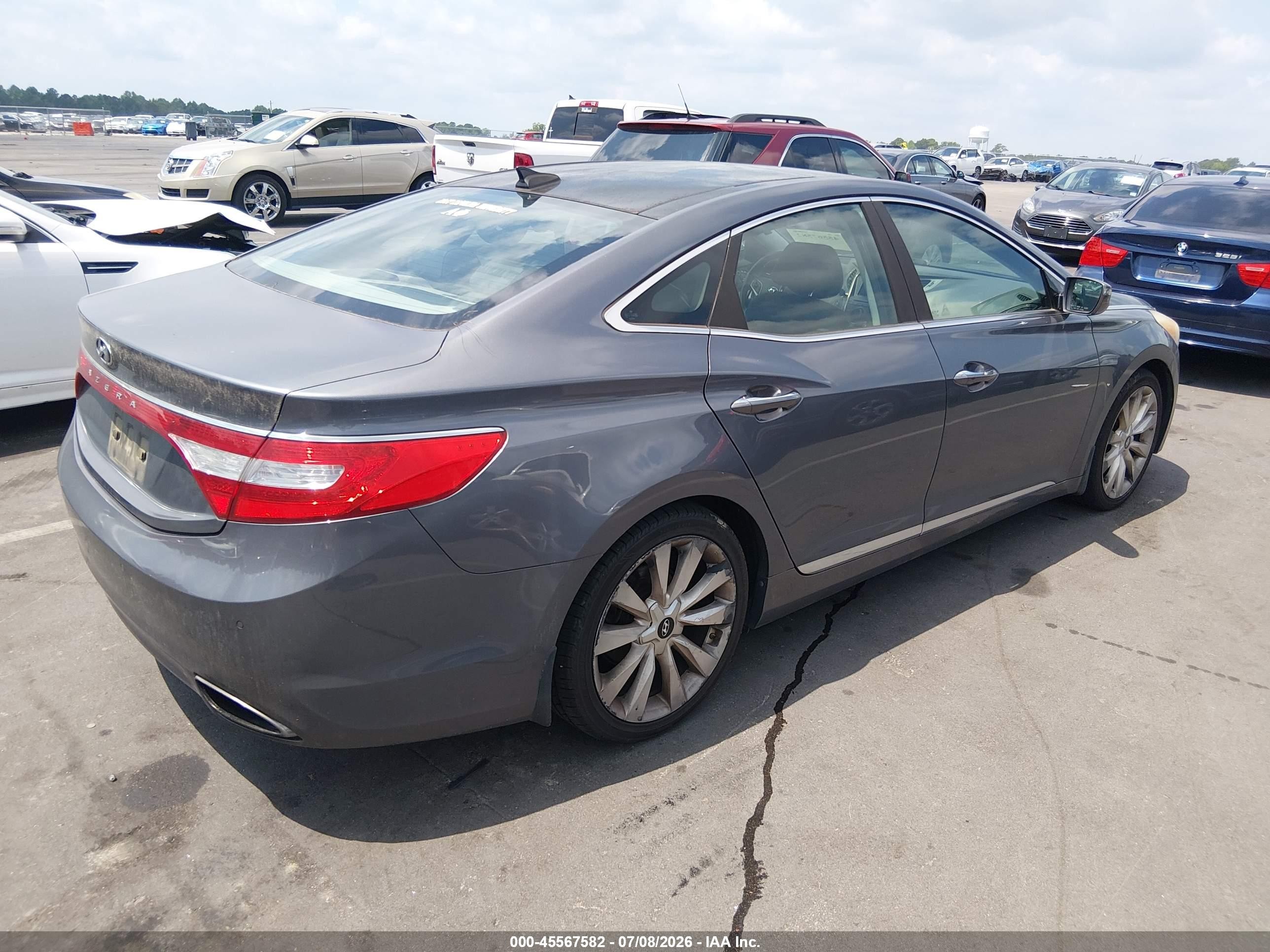 2013 Hyundai Azera   Black vin: KMHFH4JG7DA216249