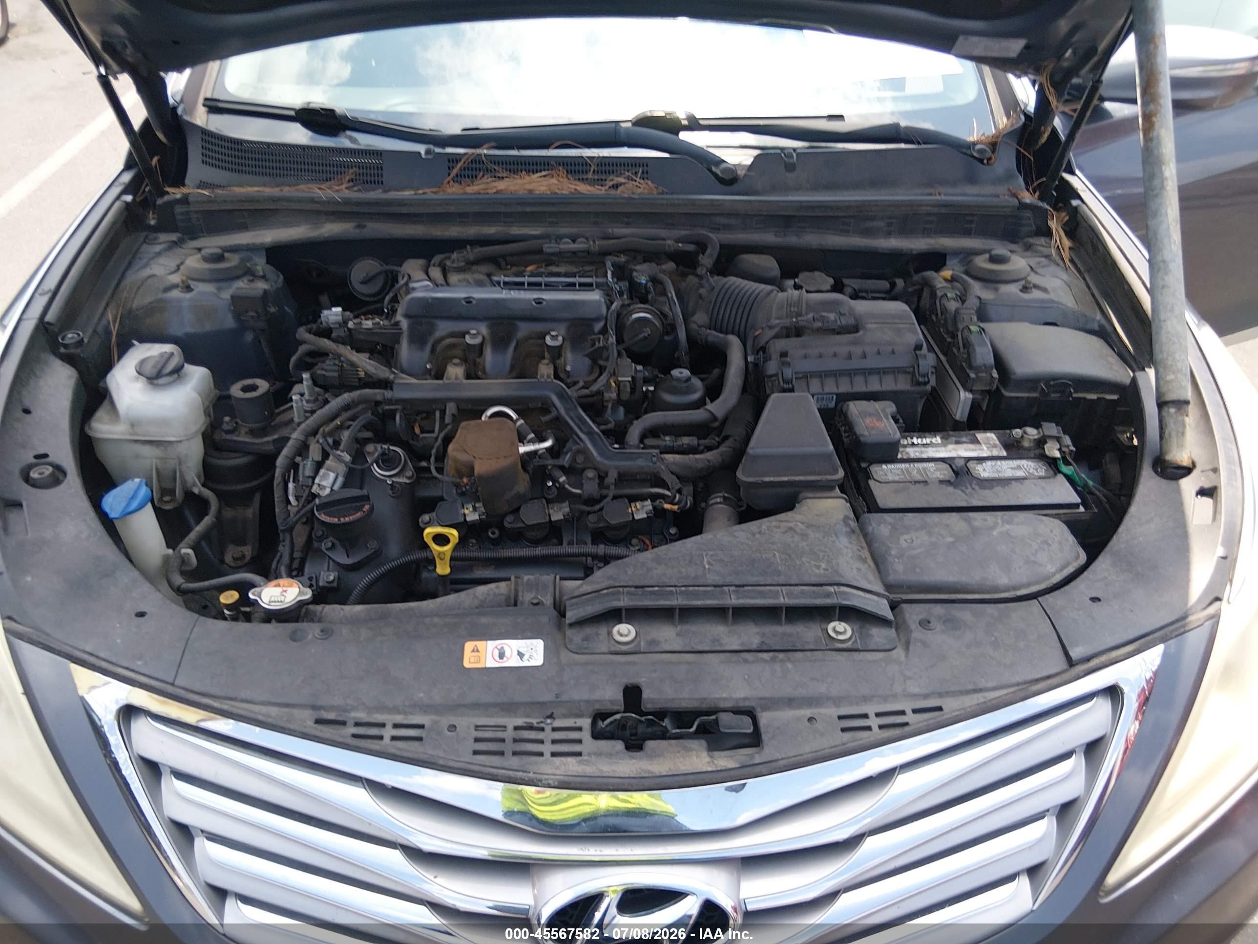 2013 Hyundai Azera   Black vin: KMHFH4JG7DA216249