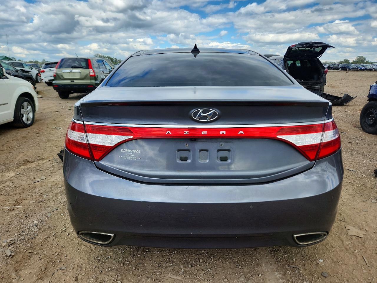 2013 Hyundai Azera Base Серый vin: KMHFH4JG7DA232712