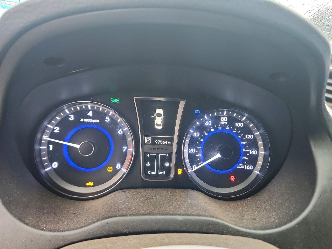 2013 Hyundai Azera Base Серый vin: KMHFH4JG7DA232712