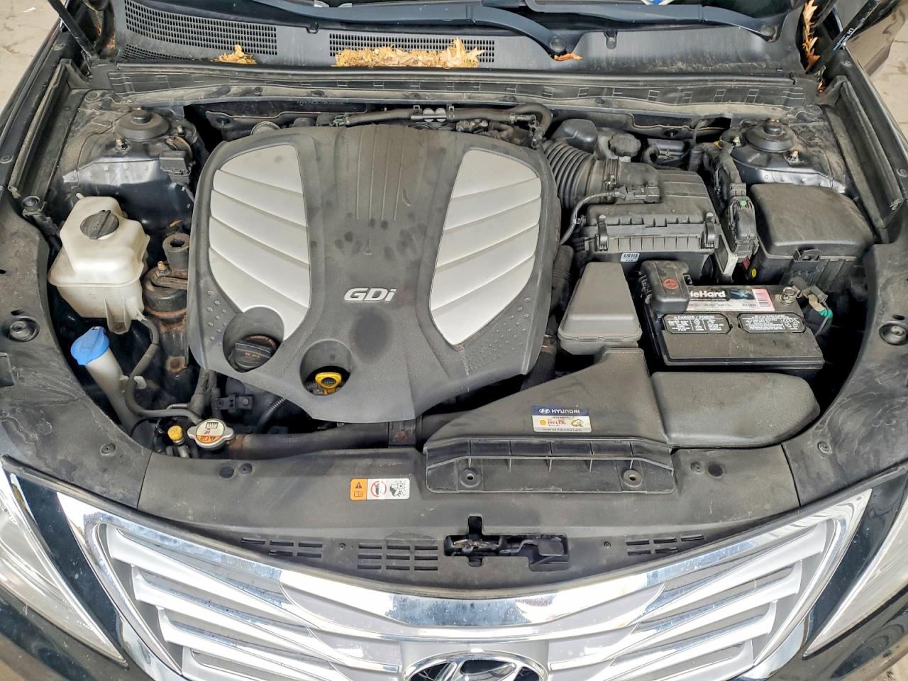 2013 Hyundai Azera Base Black vin: KMHFH4JG7DA320756