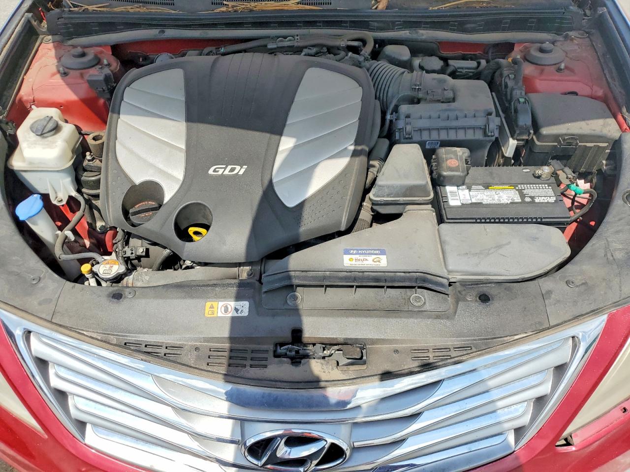 2014 Hyundai Azera Limited Red vin: KMHFH4JG7EA340796