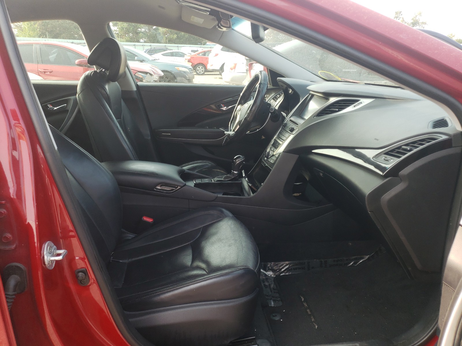 2014 Hyundai Azera Gls Red vin: KMHFH4JG7EA365326