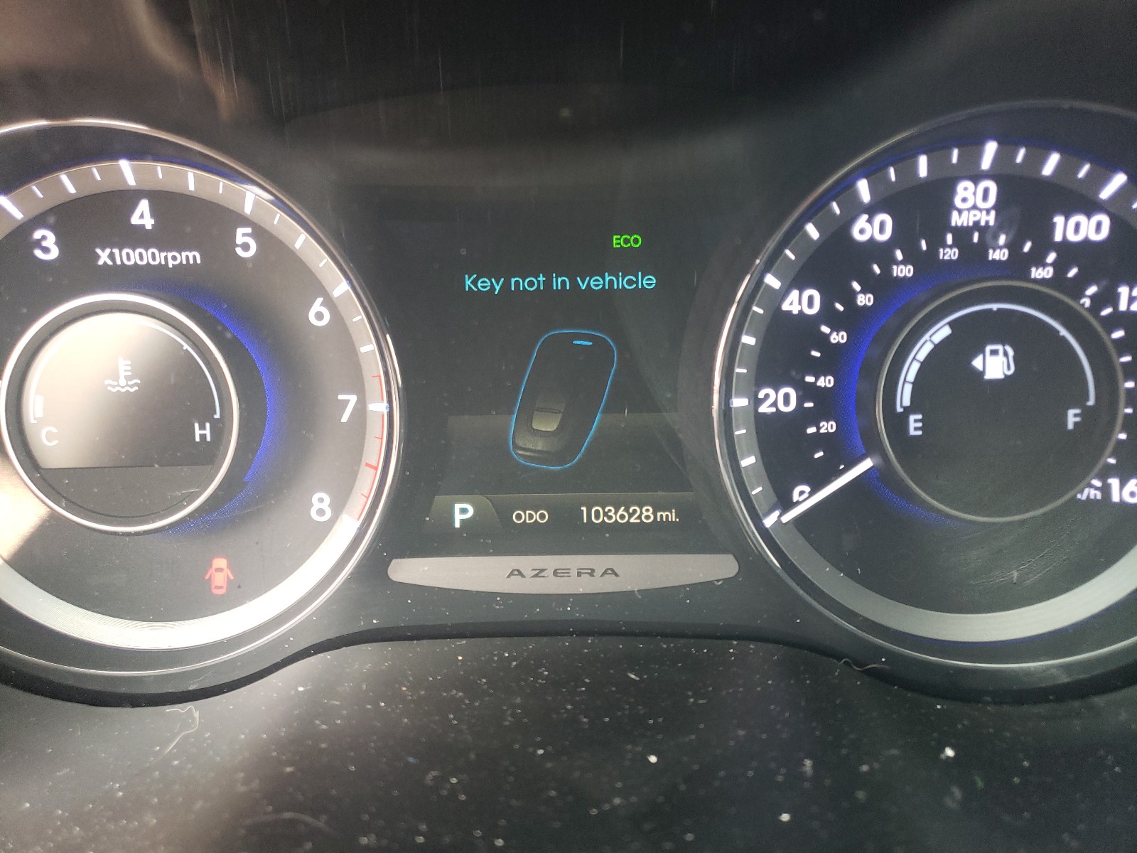 2014 Hyundai Azera Gls Red vin: KMHFH4JG7EA365326