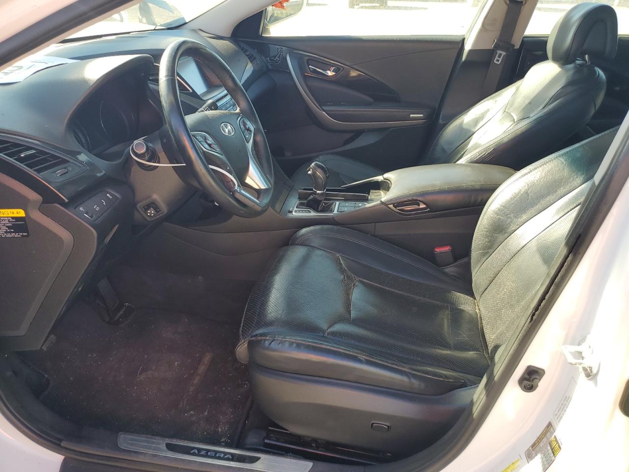 2015 Hyundai Azera Limited White vin: KMHFH4JG7FA480039