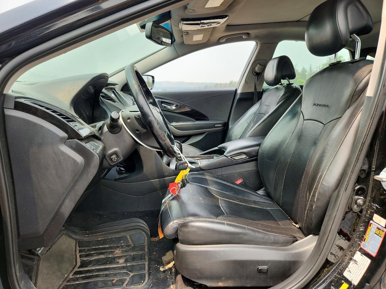 2012 Hyundai Azera Base Black vin: KMHFH4JG8CA192039