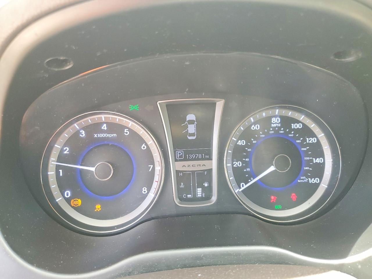 2013 Hyundai Azera Base Black vin: KMHFH4JG8DA204739