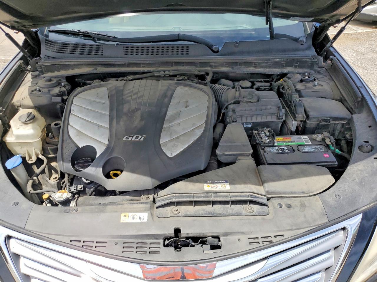 2013 Hyundai Azera Base Black vin: KMHFH4JG8DA204739