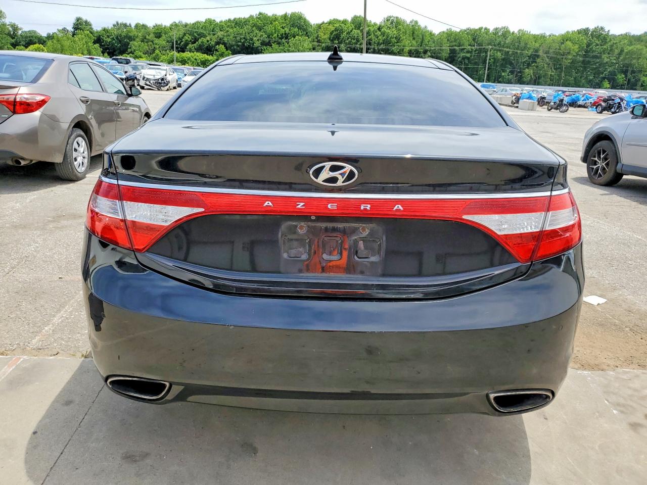 2013 Hyundai Azera Base Black vin: KMHFH4JG8DA204739