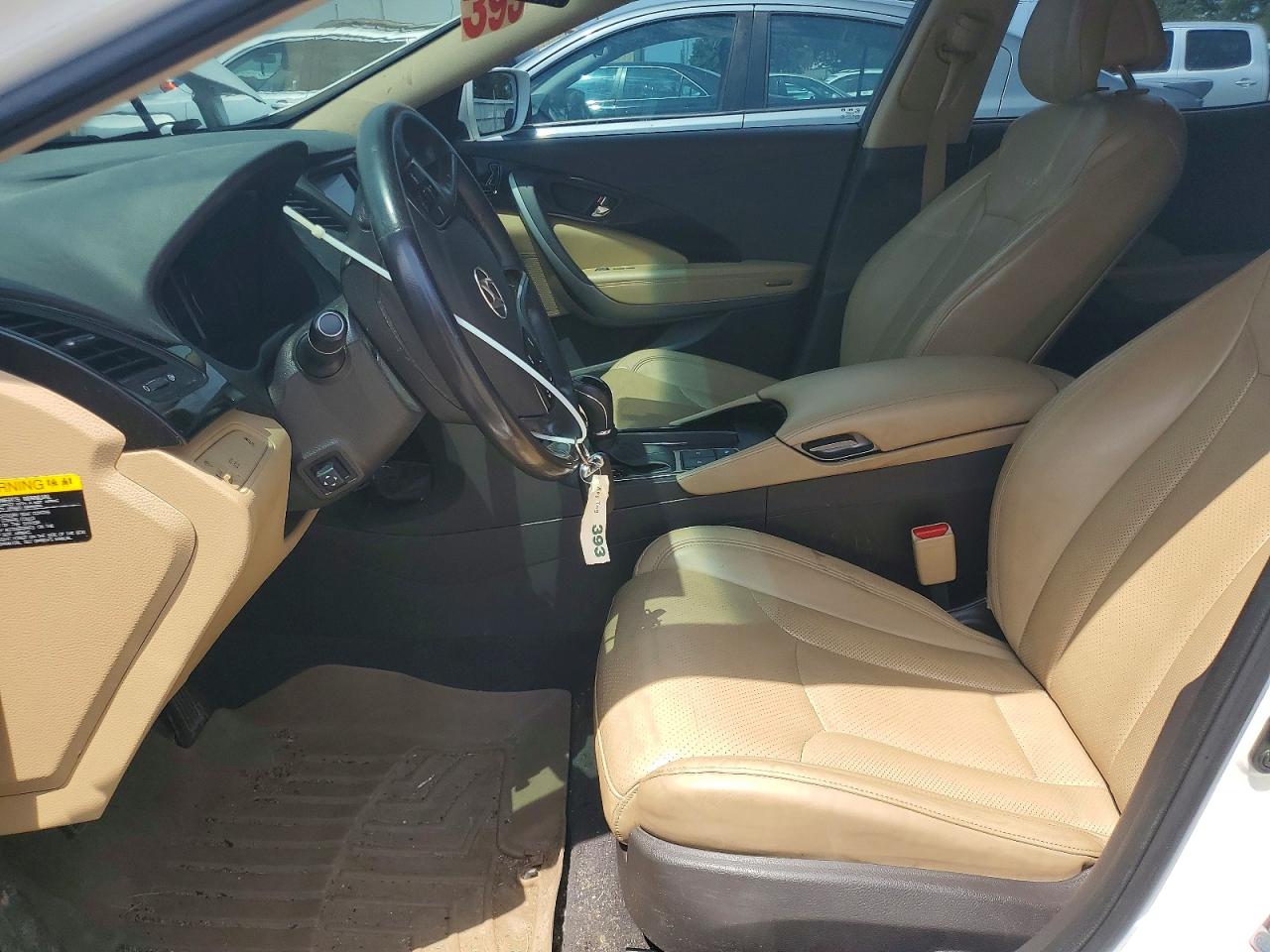 2013 Hyundai Azera Base White vin: KMHFH4JG8DA229723