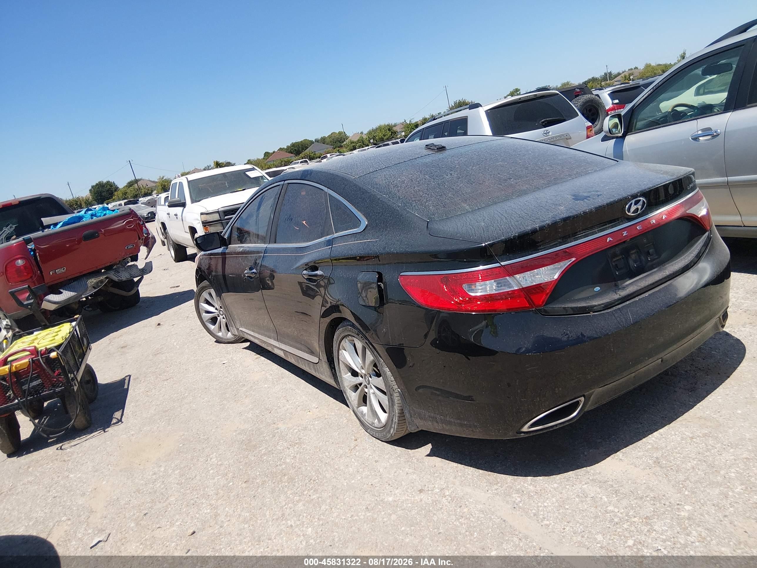 2014 Hyundai Azera Limited Black vin: KMHFH4JG8EA369823