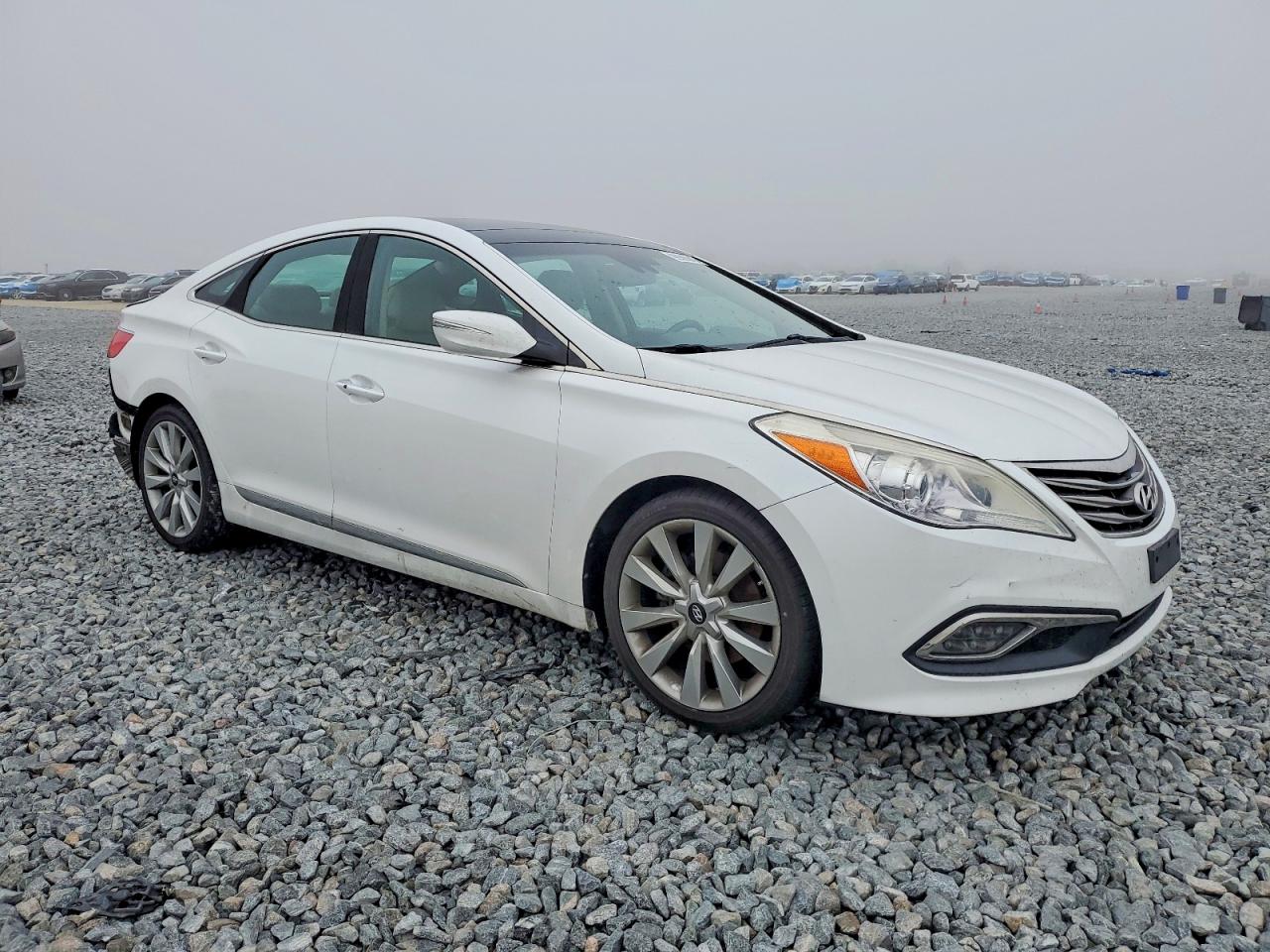 2015 Hyundai Azera Limited White vin: KMHFH4JG8FA433683