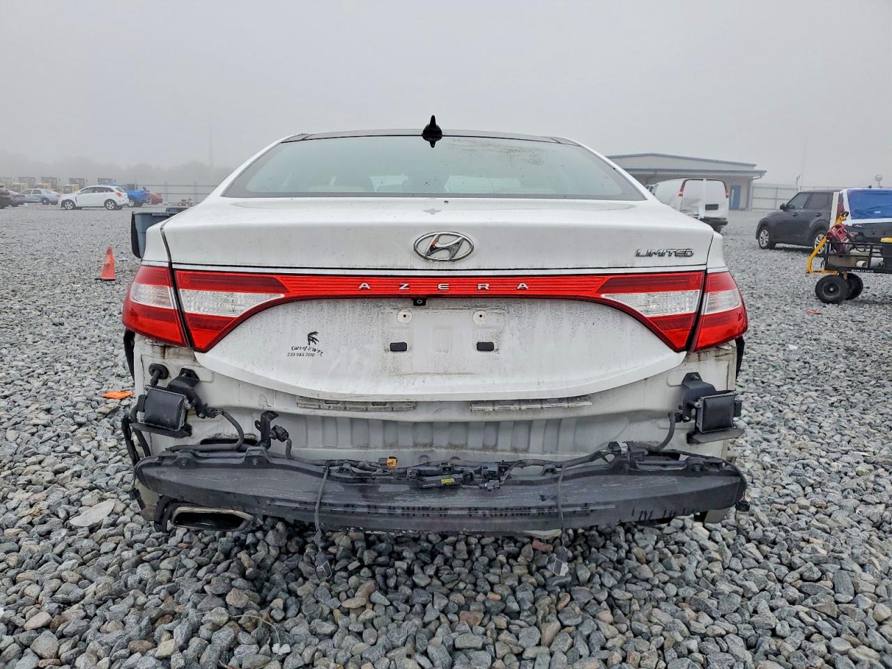 2015 Hyundai Azera Limited White vin: KMHFH4JG8FA433683