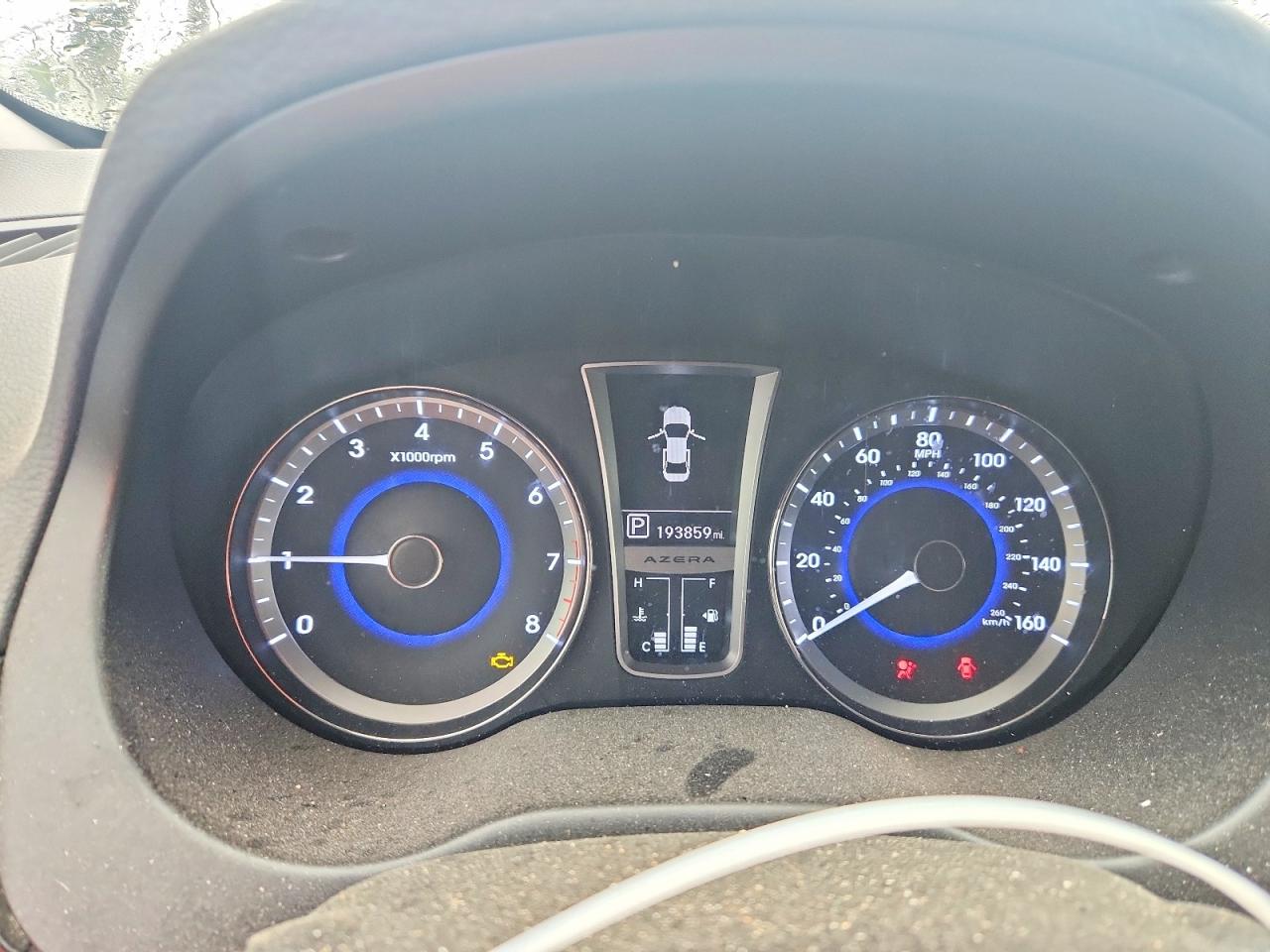 2012 Hyundai Azera Base Серебряный vin: KMHFH4JG9CA176285