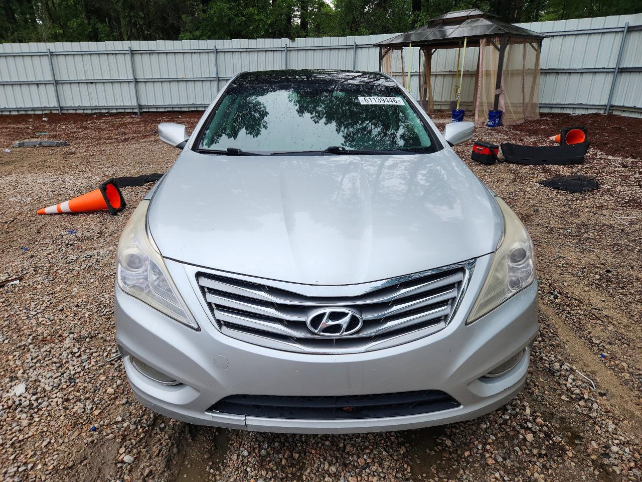2013 Hyundai Azera Base Silver vin: KMHFH4JG9DA263458