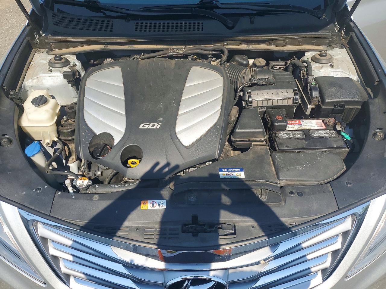 2012 Hyundai Azera Base Gray vin: KMHFH4JGXCA193306