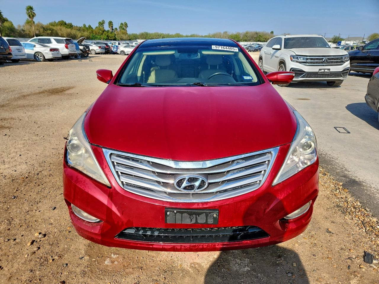 2012 Hyundai Azera Gls Red vin: KMHFH4JGXCA193595