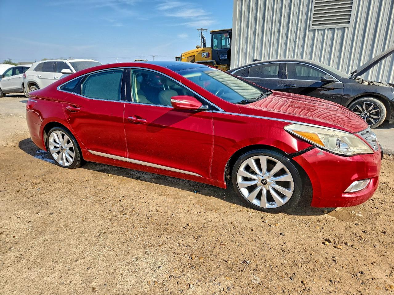 2012 Hyundai Azera Gls Red vin: KMHFH4JGXCA193595