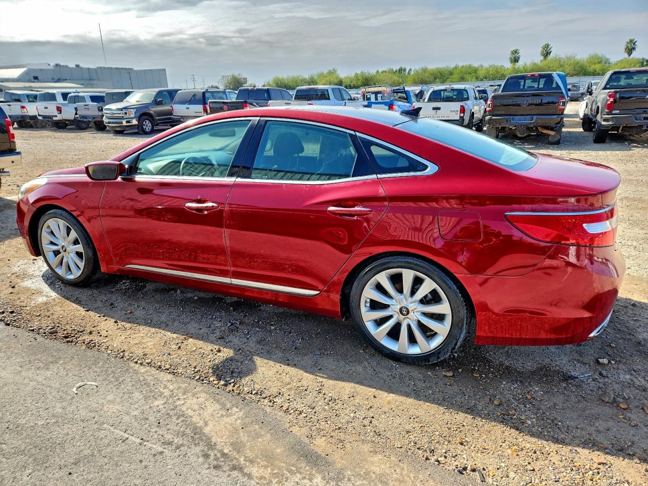 2012 Hyundai Azera Gls Red vin: KMHFH4JGXCA193595