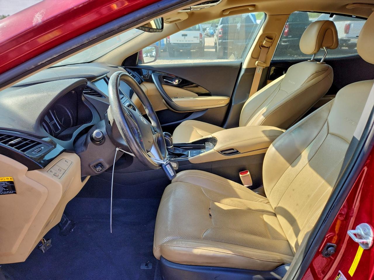 2012 Hyundai Azera Gls Red vin: KMHFH4JGXCA193595