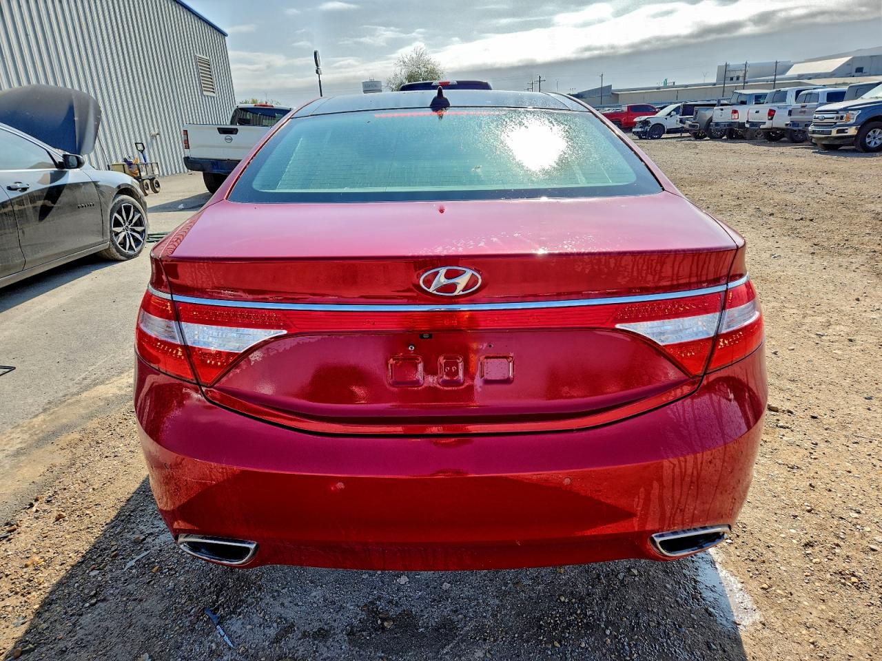 2012 Hyundai Azera Gls Red vin: KMHFH4JGXCA193595
