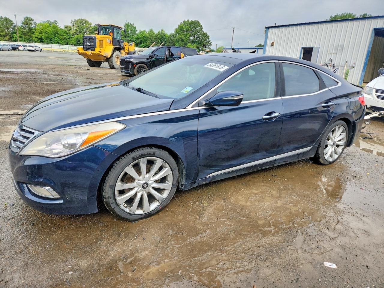 2013 Hyundai Azera Base Blue vin: KMHFH4JGXDA201907