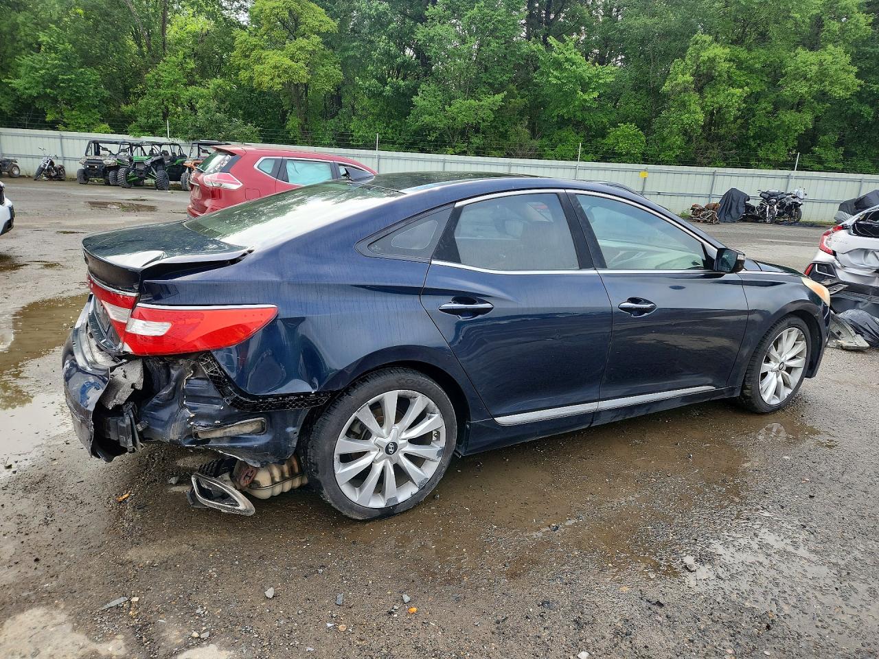 2013 Hyundai Azera Base Blue vin: KMHFH4JGXDA201907