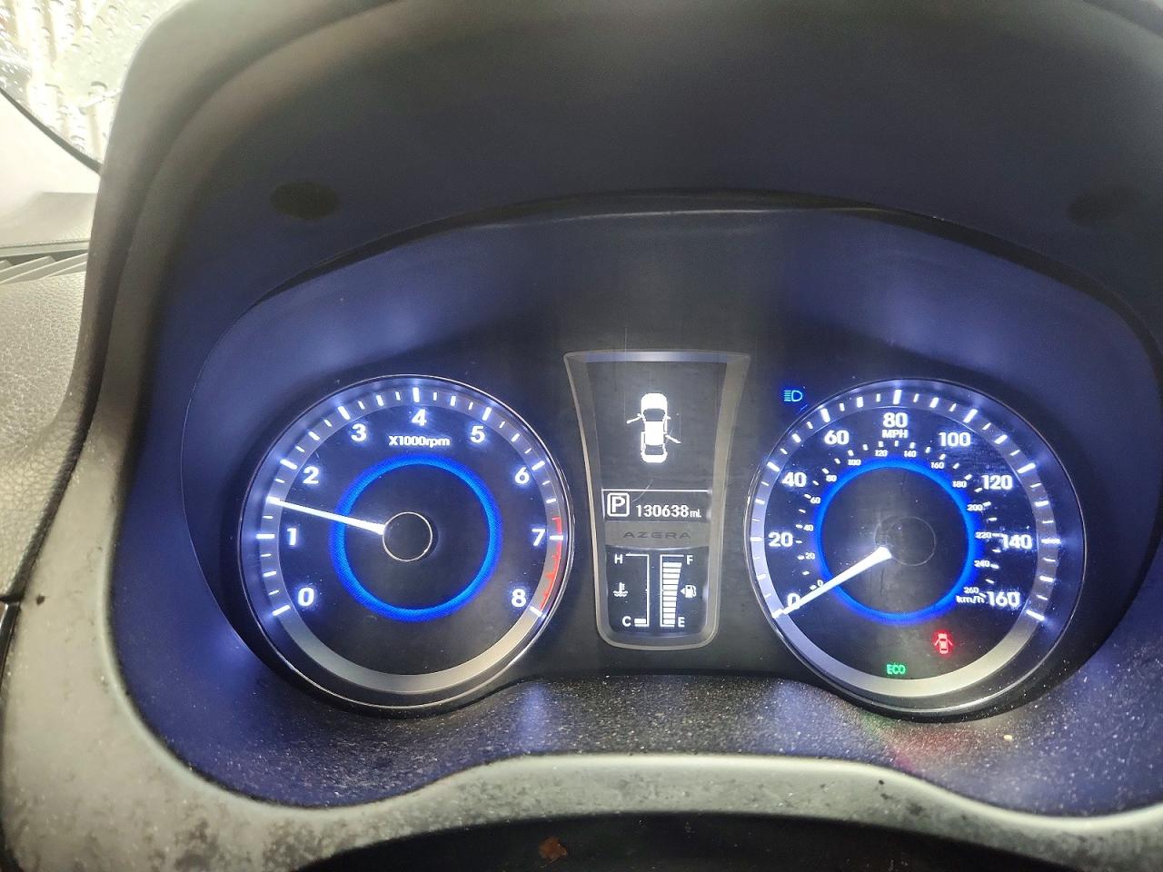 2013 Hyundai Azera Base Silver vin: KMHFH4JGXDA225950